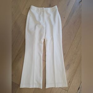 Gianni Bini White Flare Dress Pants
